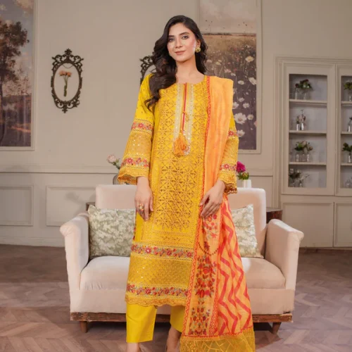 Hoor-e-Bahar cambric cotton